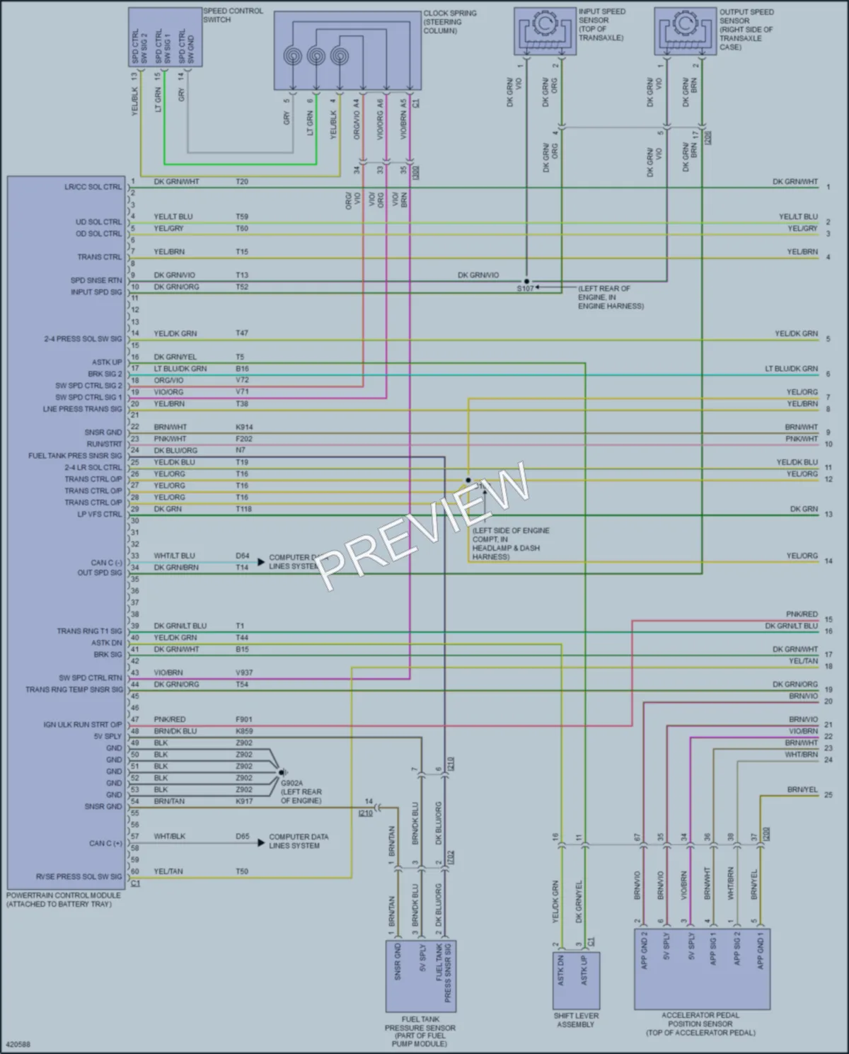 2014 Dodge Avenger Engine Performance wiring diagram preview