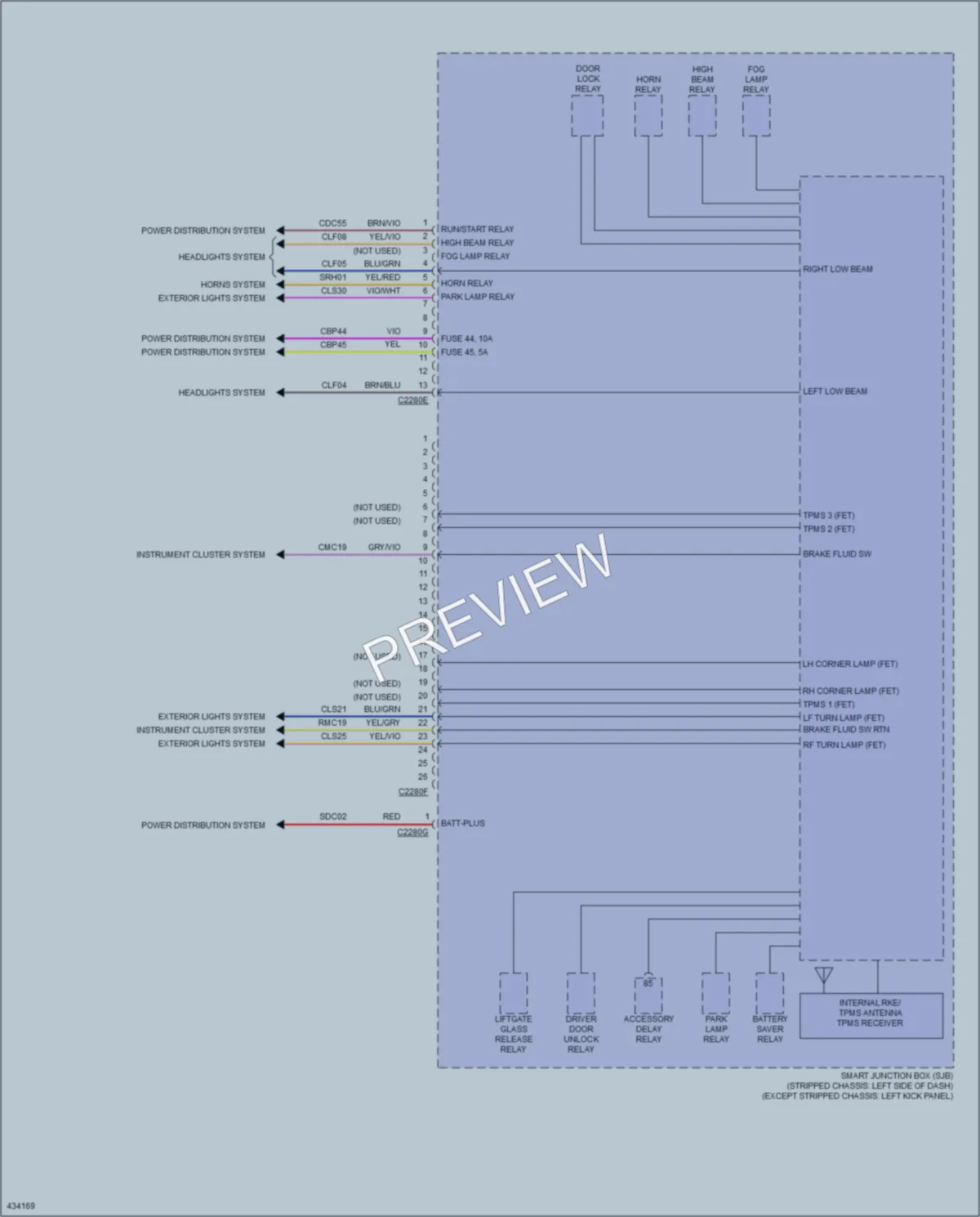 2014 Ford E150Econoline Body Control Modules wiring diagram preview
