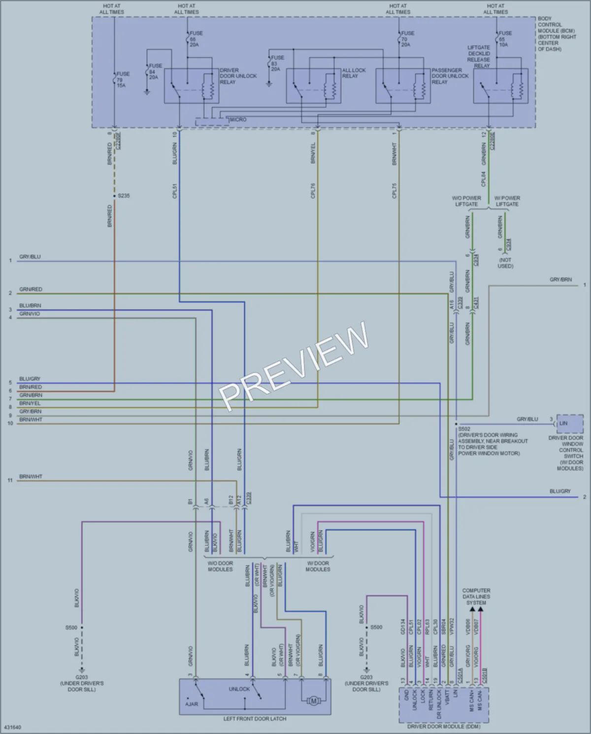2014 Ford Escape Anti Theft wiring diagram preview