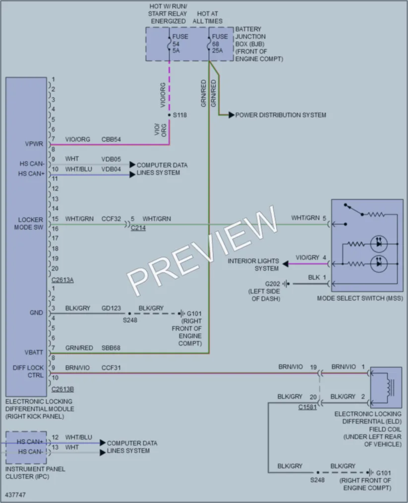 2014 Ford F150Pickup Transmission wiring diagram preview