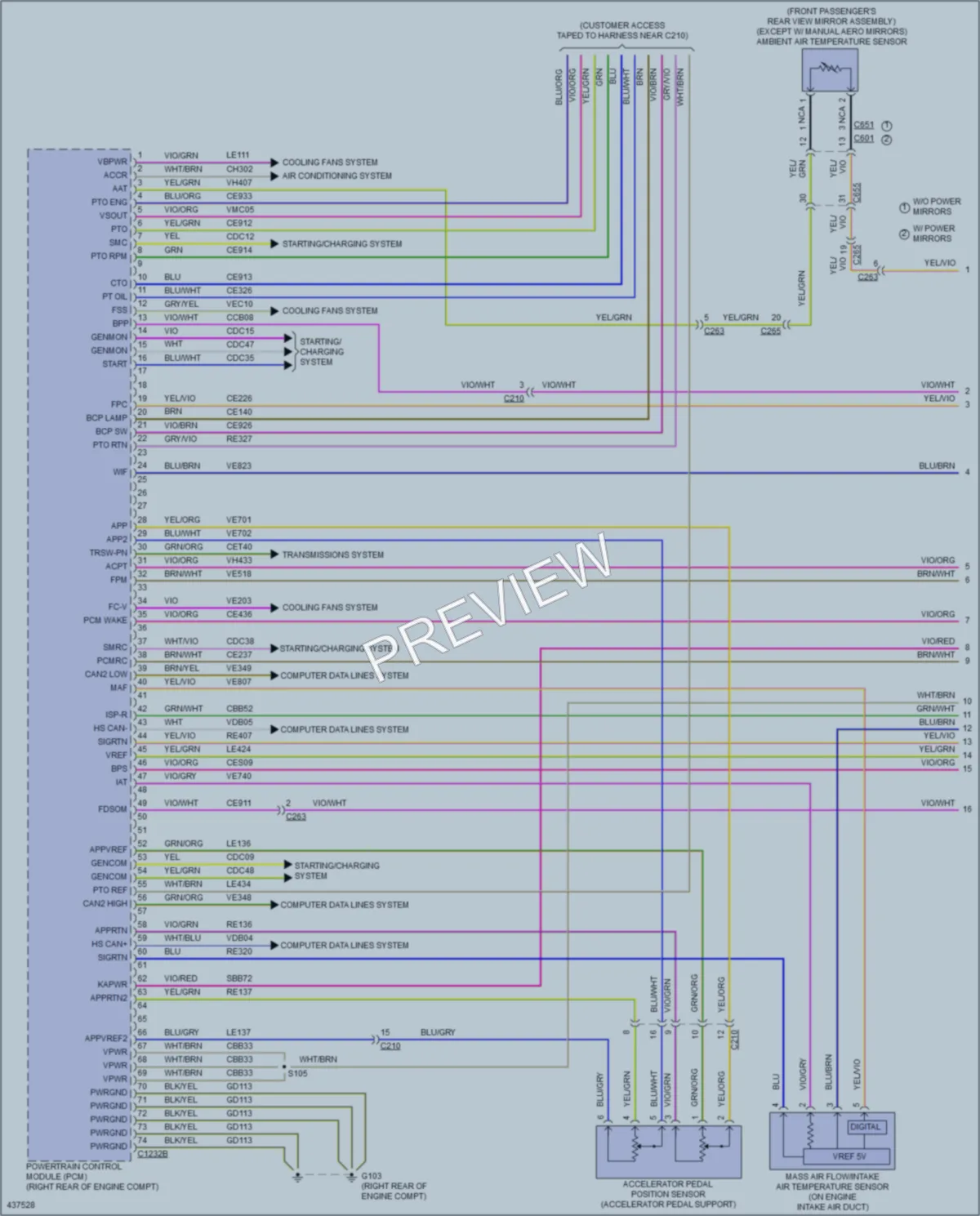 2014 Ford F450Pickup Engine Performance wiring diagram preview