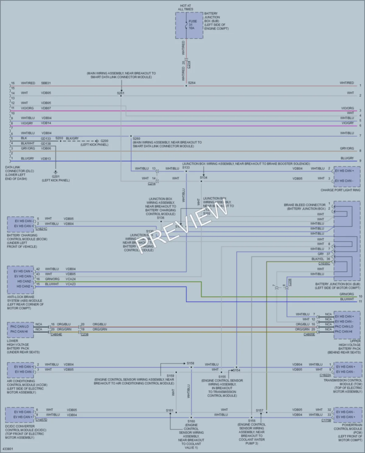 2014 Ford Focus Computer Data Lines wiring diagram preview