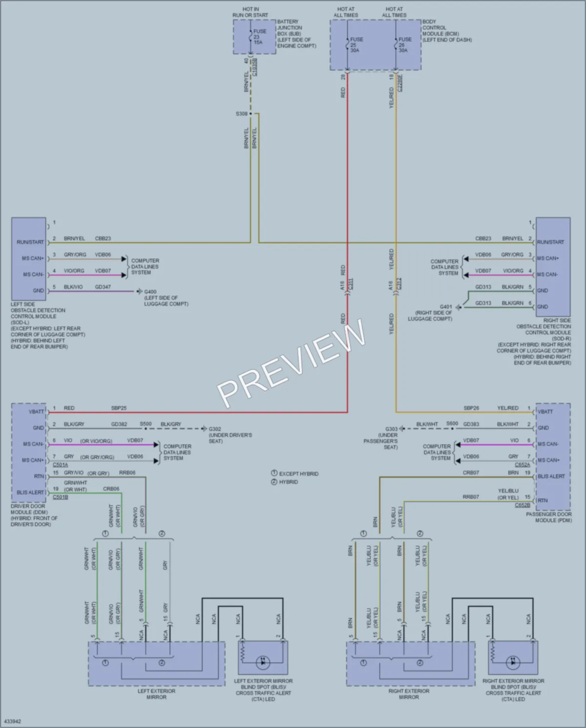 2014 Ford Fusion Navigation wiring diagram preview