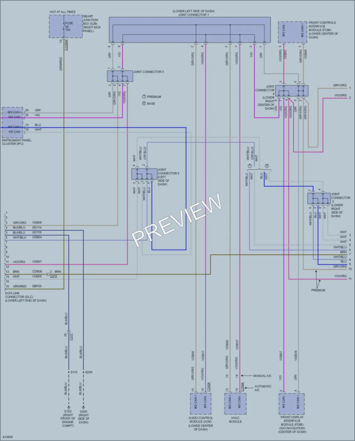 2014 Ford Mustang Computer Data Lines wiring diagram preview