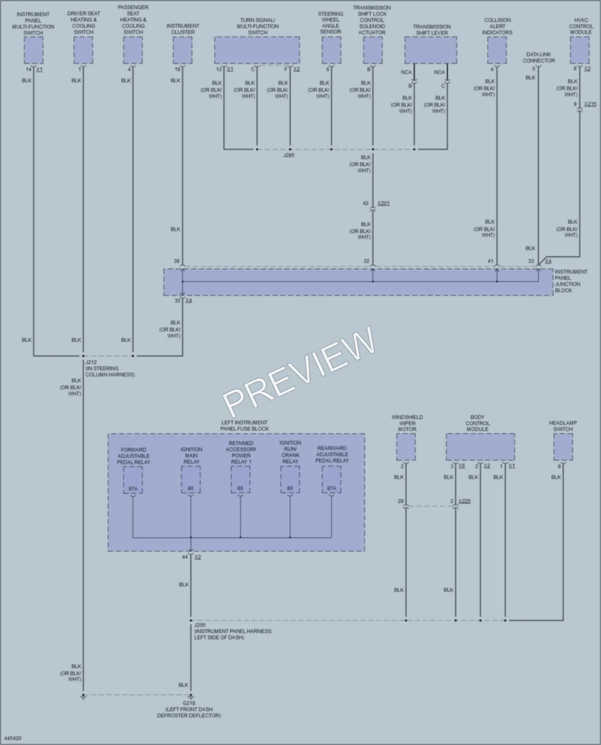 2014 GMC K1500PickupSierra Ground Distribution wiring diagram preview