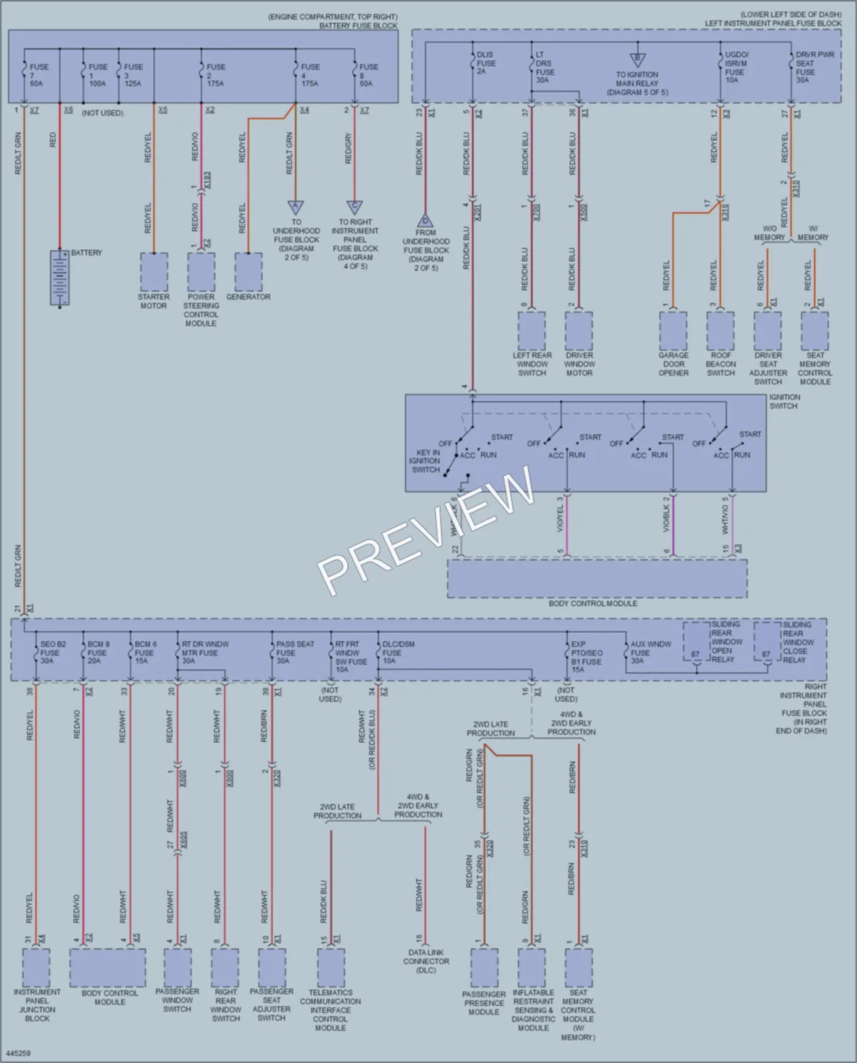 2014 GMC K1500PickupSierra Power Distribution wiring diagram preview
