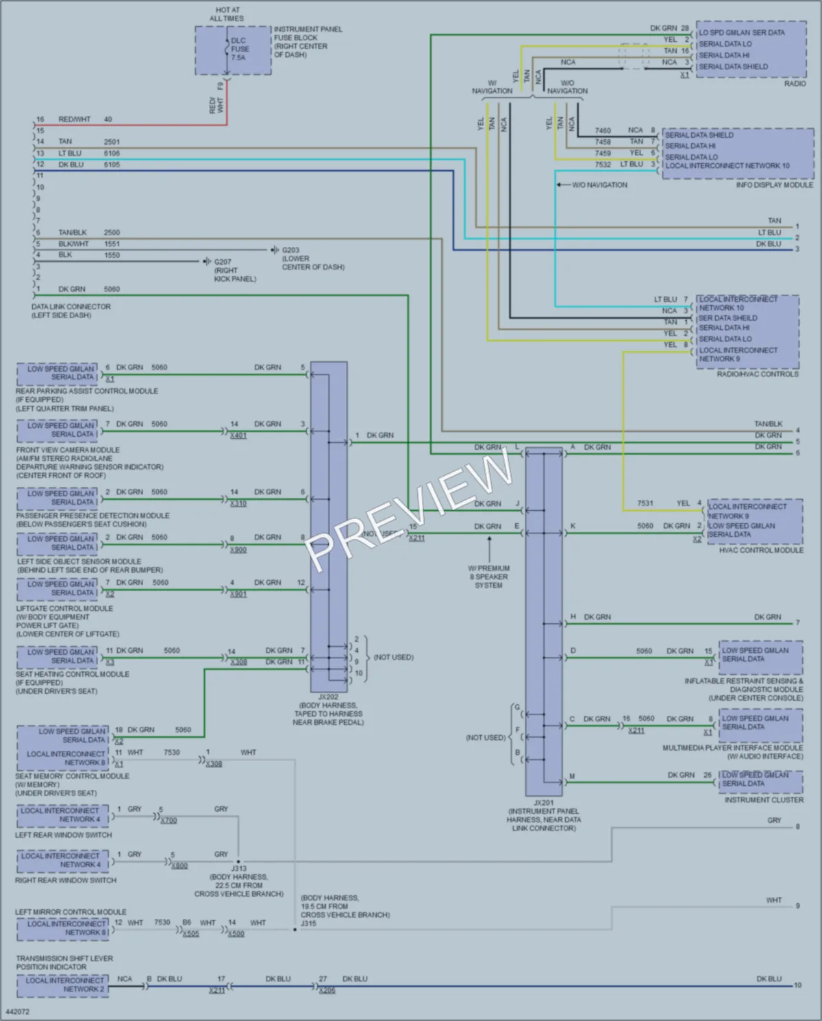 2014 GMC Terrain Computer Data Lines wiring diagram preview