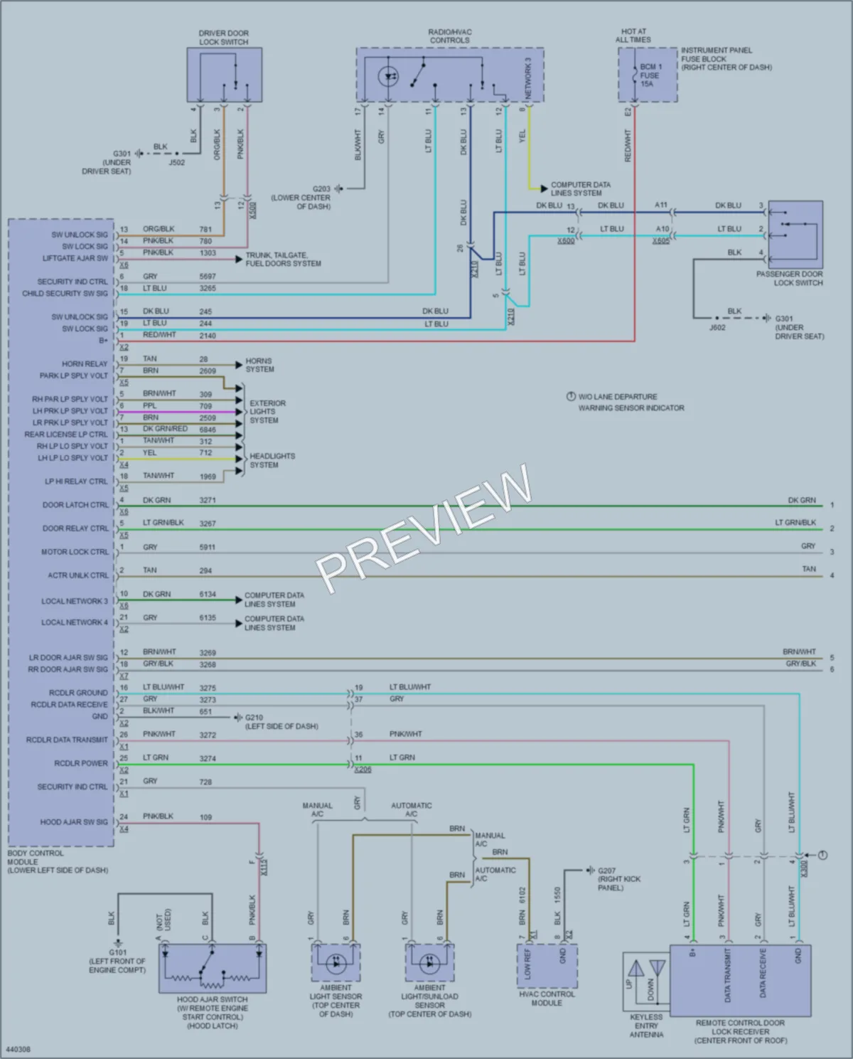 2014 GMC TerrainDenali Anti Theft wiring diagram preview