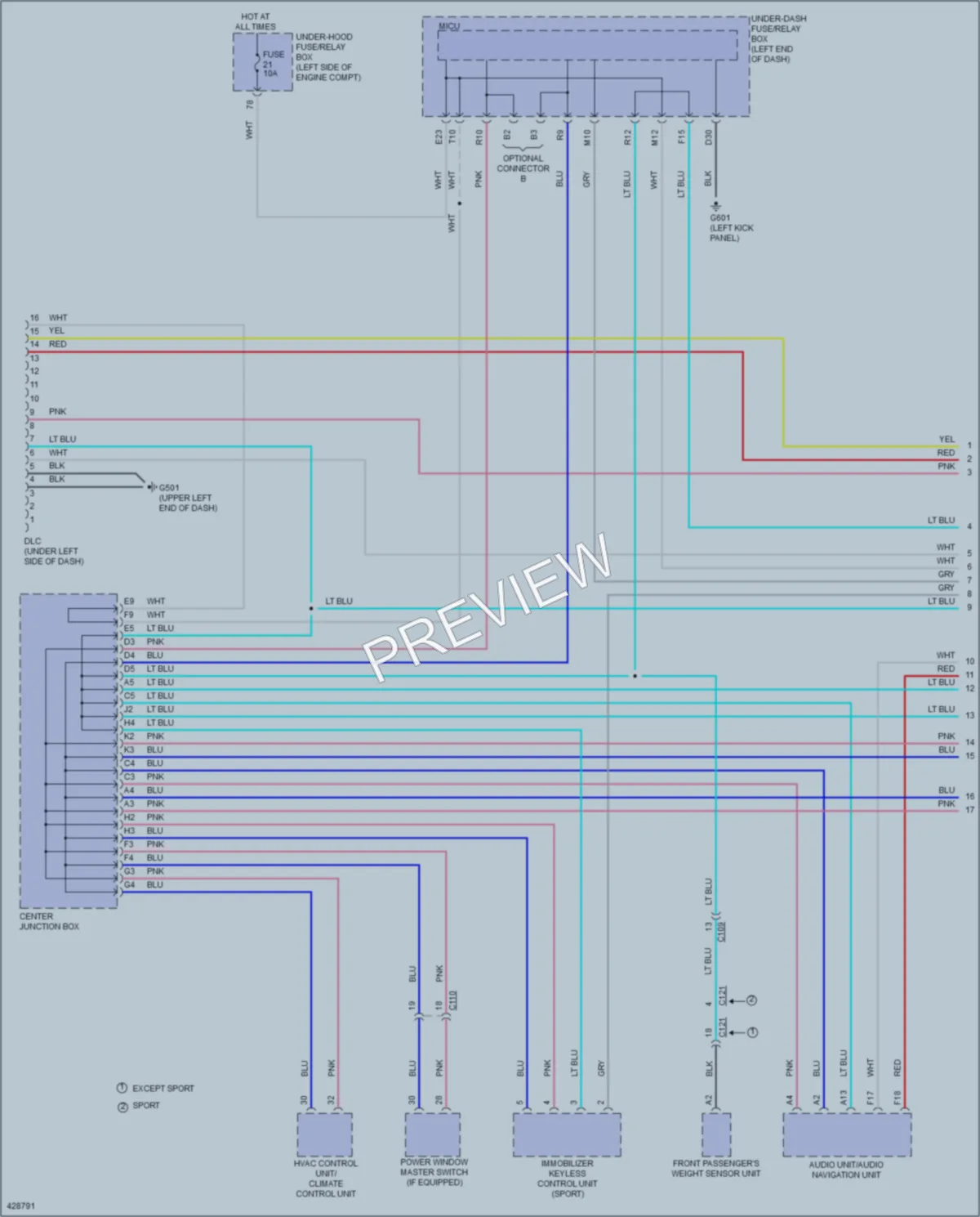 2014 Honda AccordPlugIn Computer Data Lines wiring diagram preview