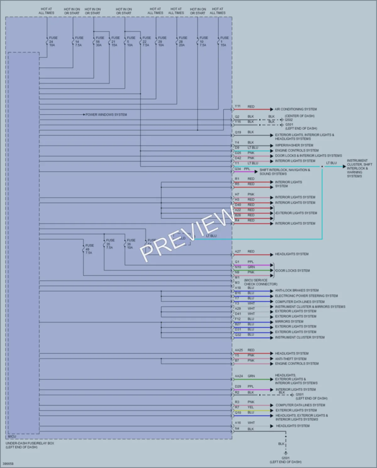 2014 Honda CRZ Body Control Modules wiring diagram preview