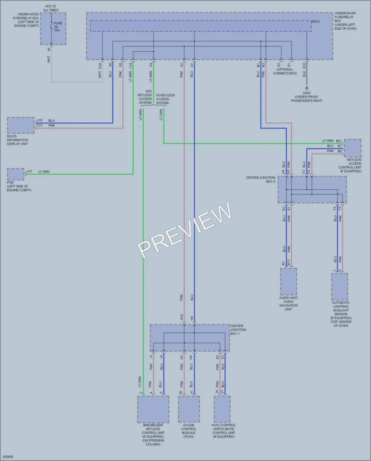 2014 Honda Civic Computer Data Lines wiring diagram preview