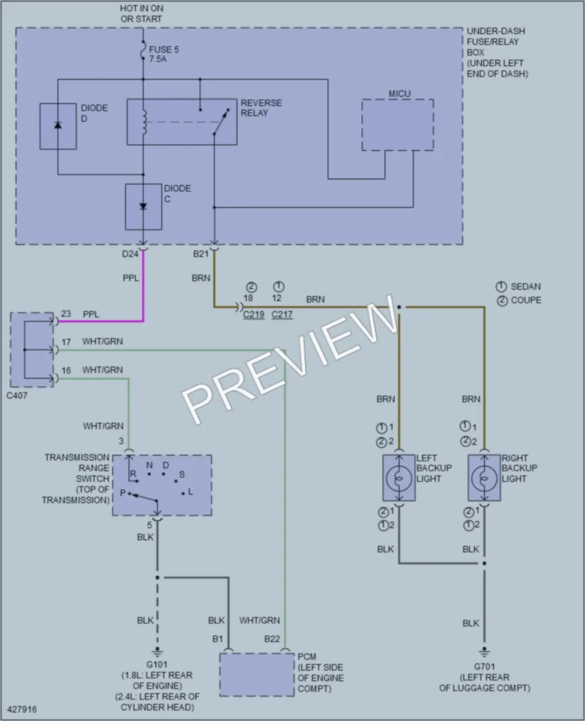 2014 Honda Civic Exterior Lights wiring diagram preview