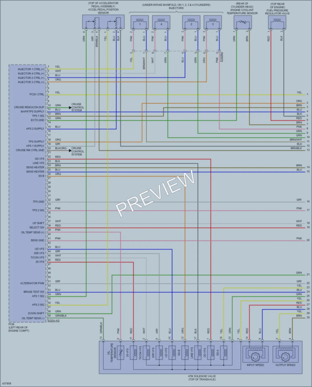 2014 Hyundai Accent Engine Performance wiring diagram preview