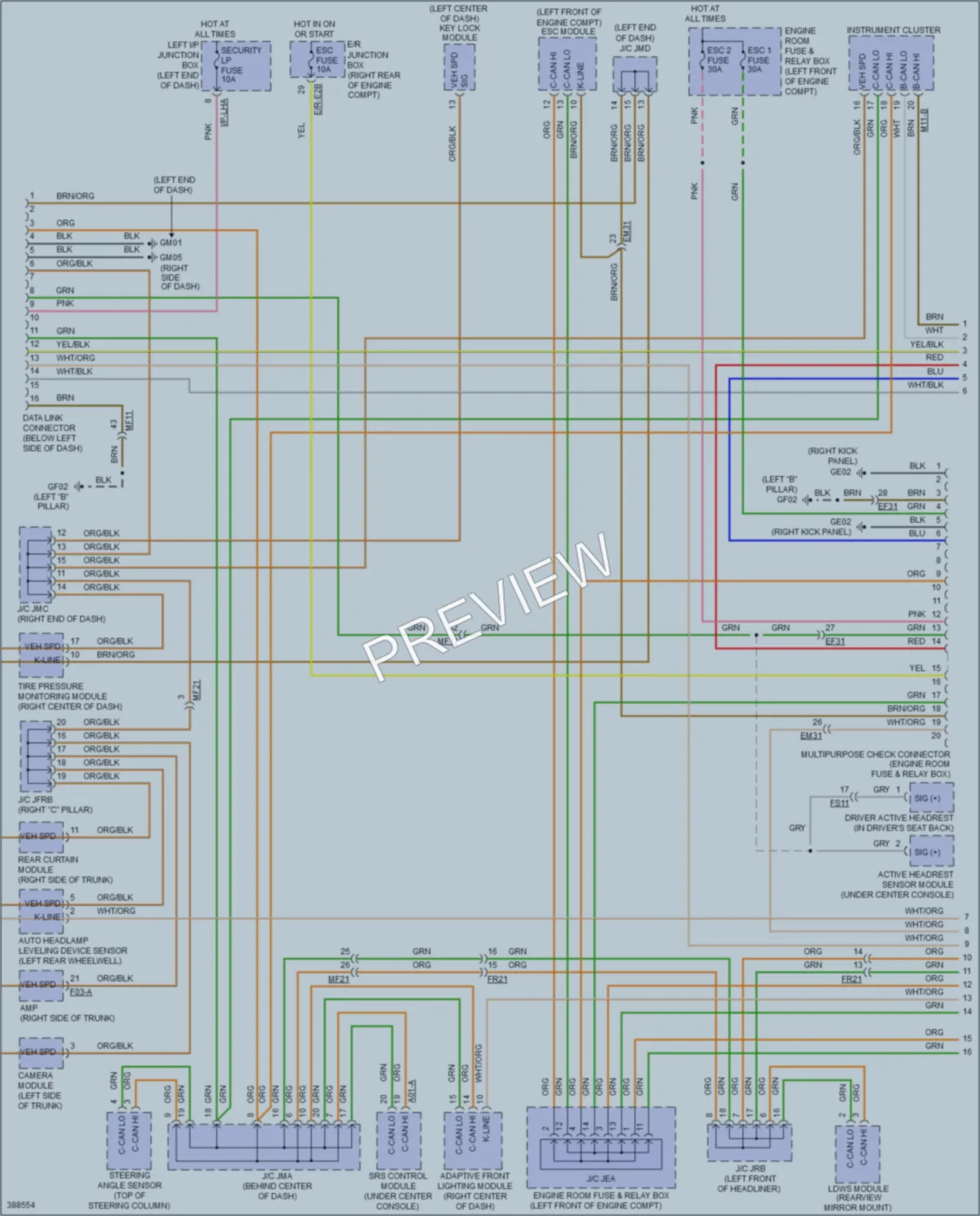 2014 Hyundai Genesis Computer Data Lines wiring diagram preview