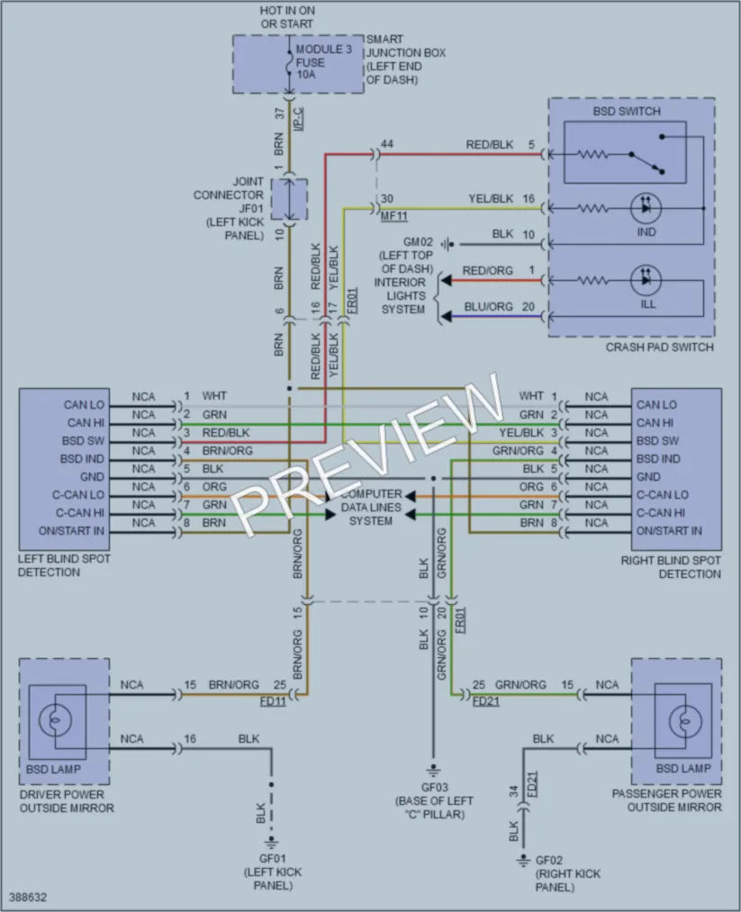 2014 Hyundai SantaFe Navigation wiring diagram preview