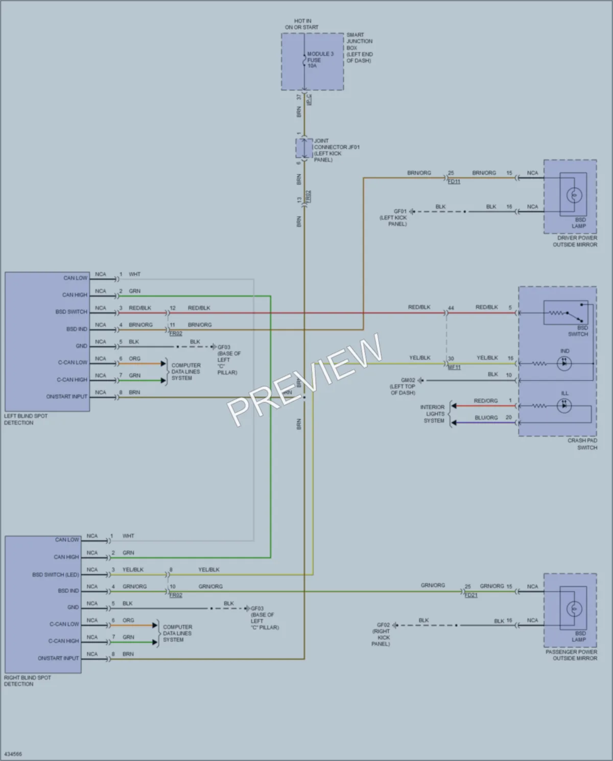2014 Hyundai SantaFeSport Navigation wiring diagram preview