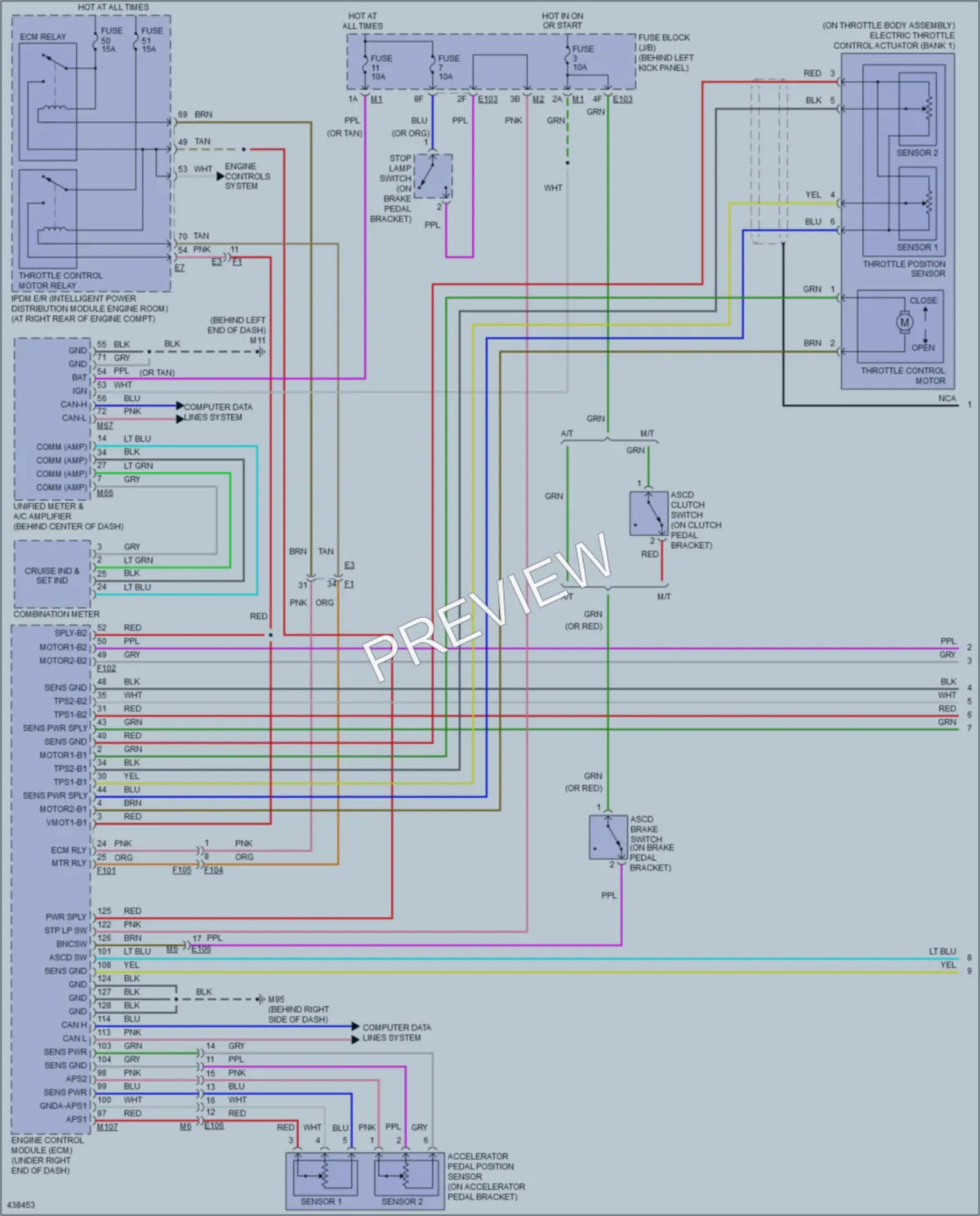 2014 Infiniti Q60 Cruise Control wiring diagram preview