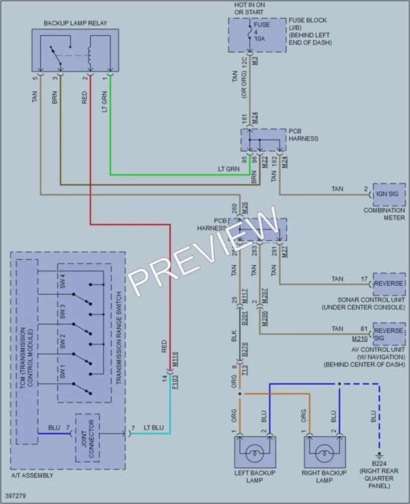 2014 Infiniti Q70Hybrid Exterior Lights wiring diagram preview
