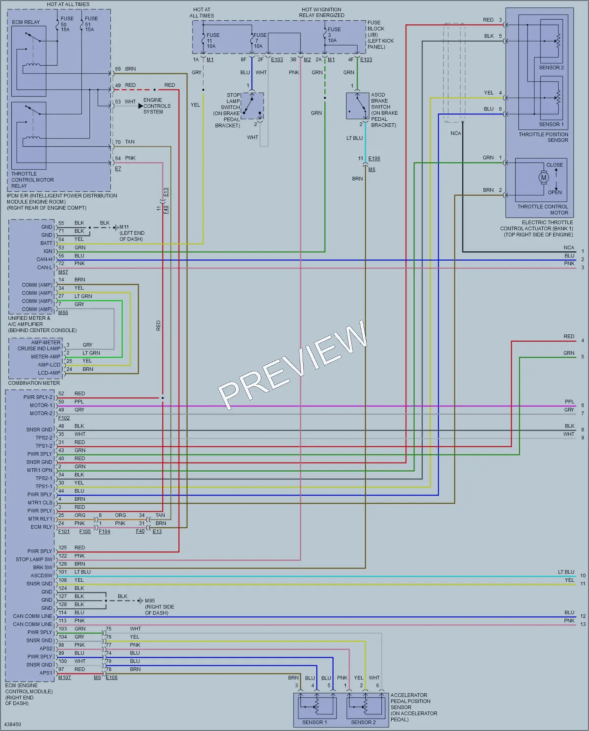 2014 Infiniti QX50 Cruise Control wiring diagram preview