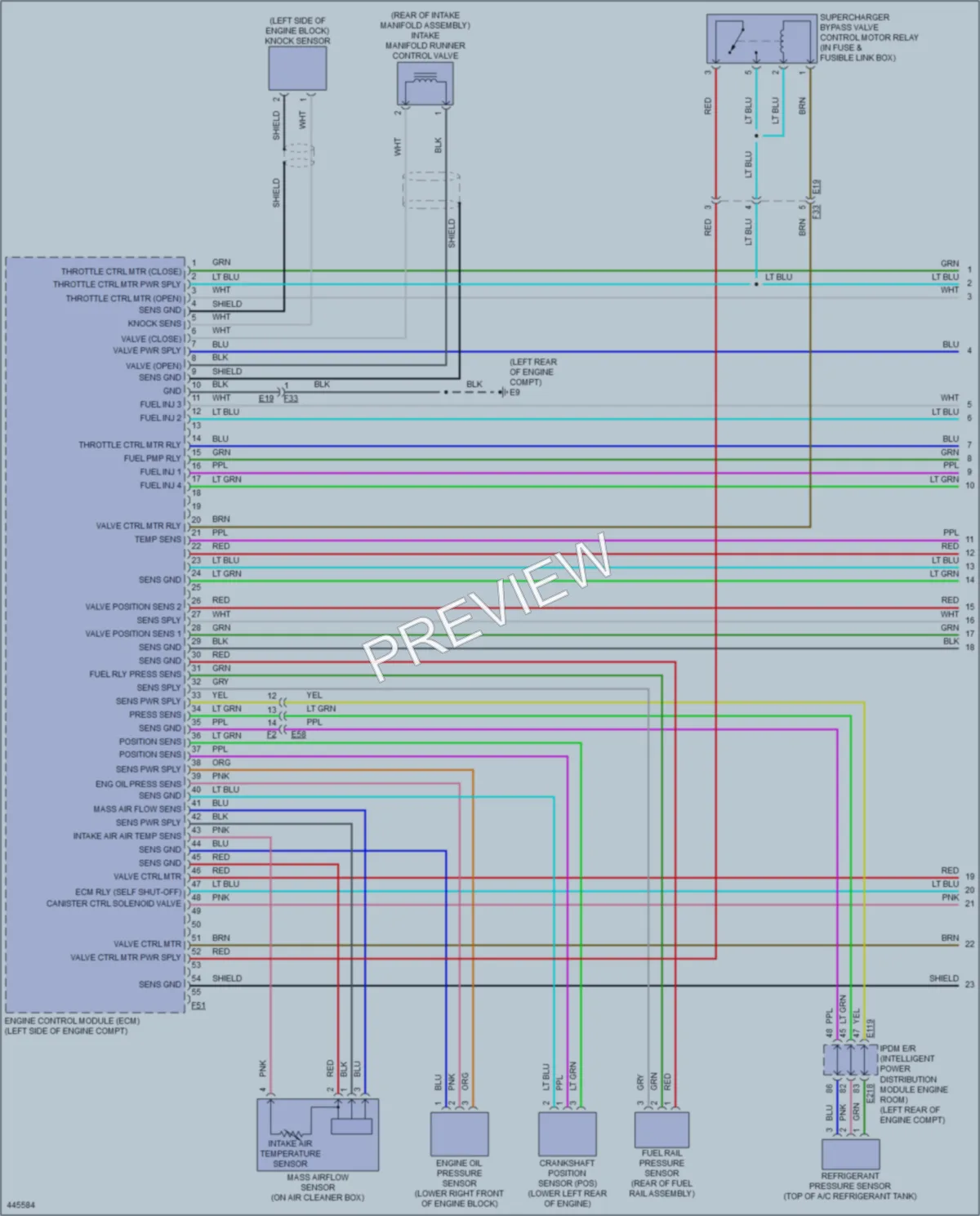 2014 Infiniti QX60 Engine Performance wiring diagram preview