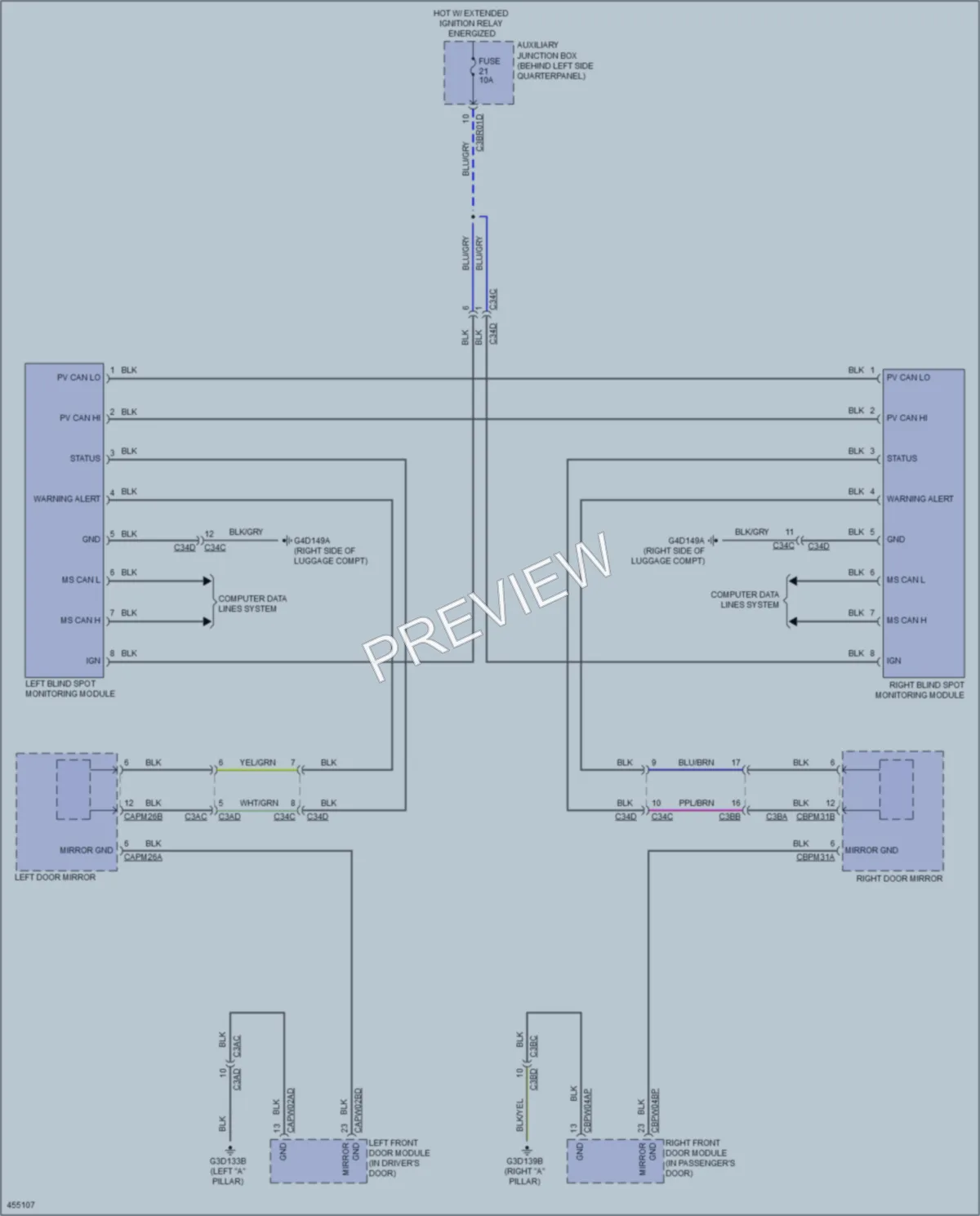 2014 Jaguar FType Navigation wiring diagram preview