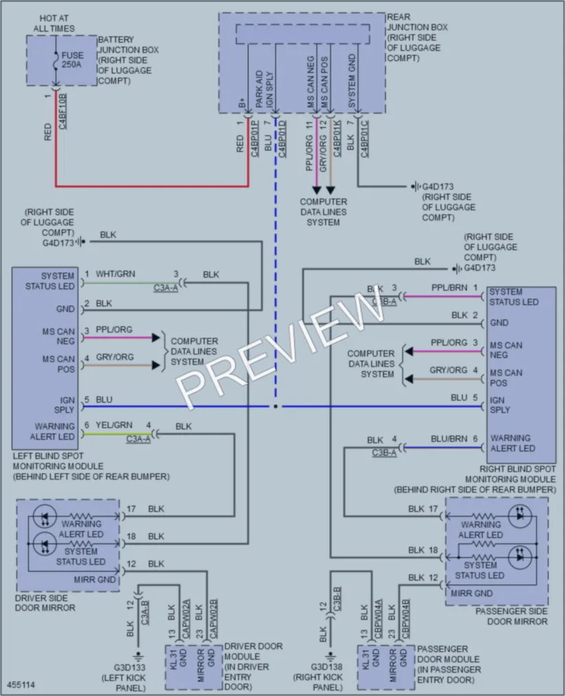 2014 Jaguar XFRS Navigation wiring diagram preview