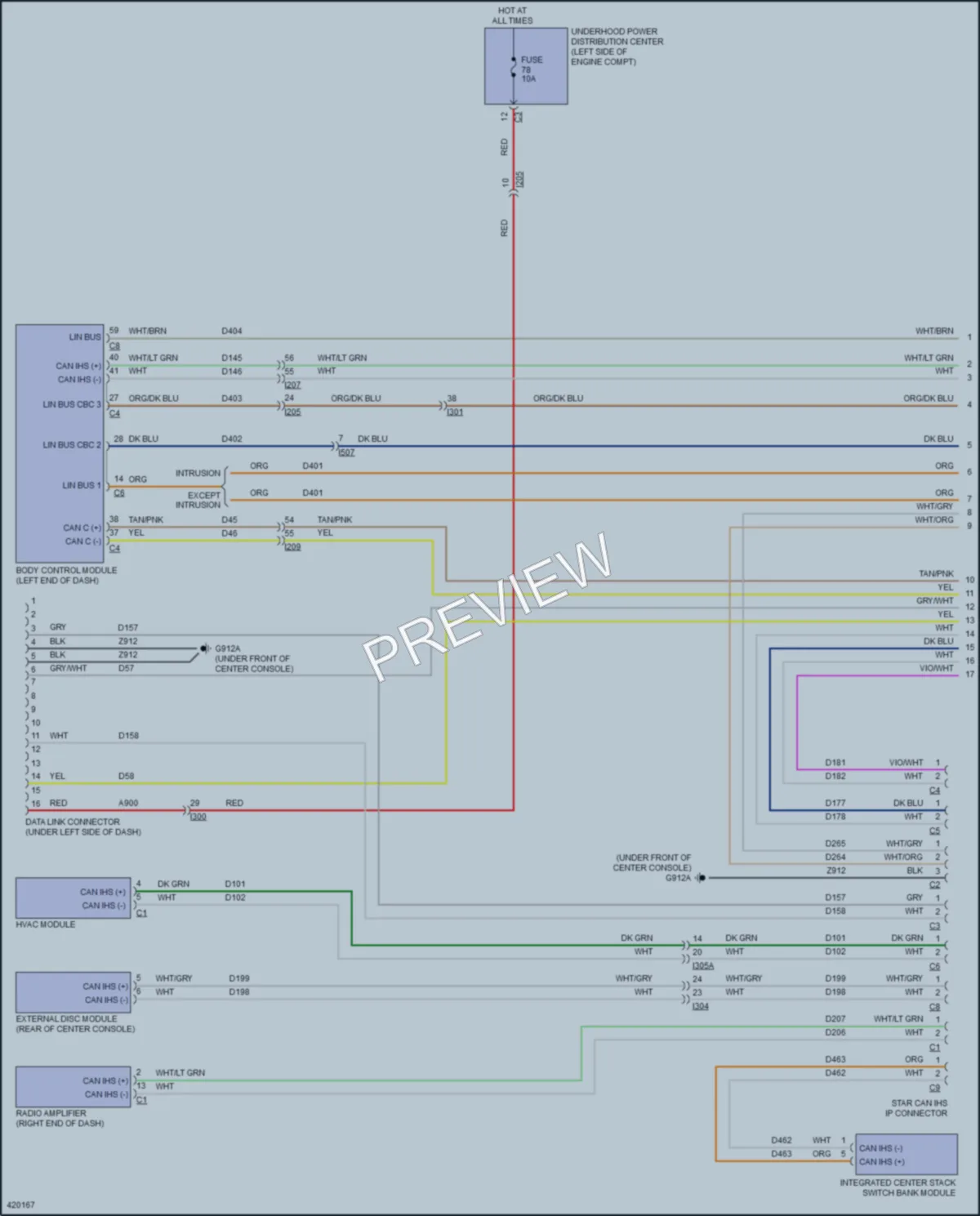 2014 Jeep Cherokee Computer Data Lines wiring diagram preview