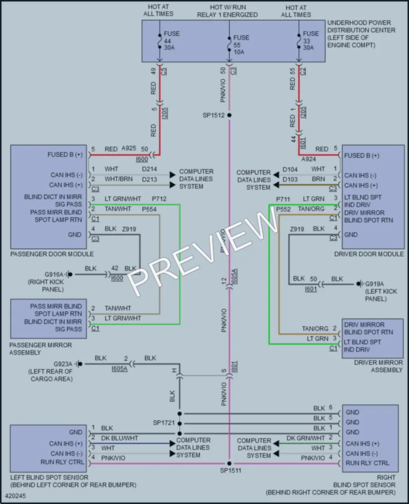 2014 Jeep Cherokee Navigation wiring diagram preview