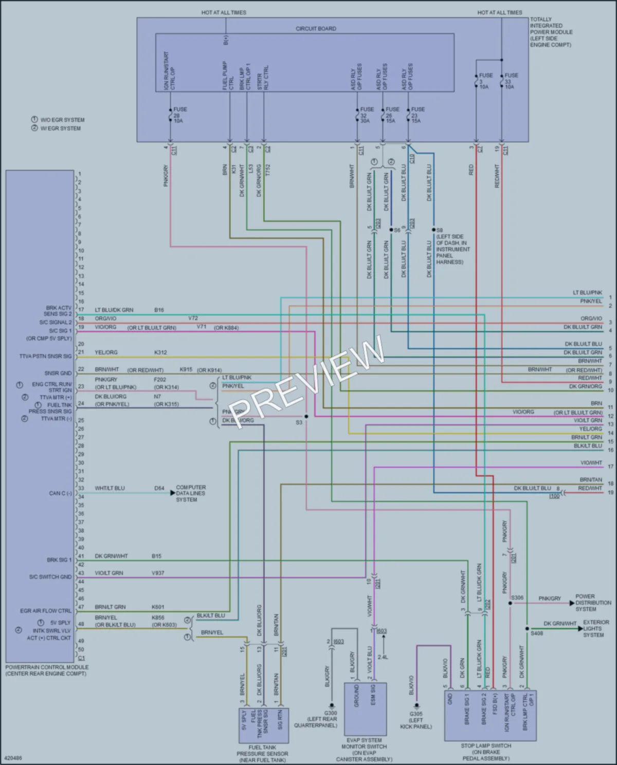 2014 Jeep Patriot Engine Performance wiring diagram preview