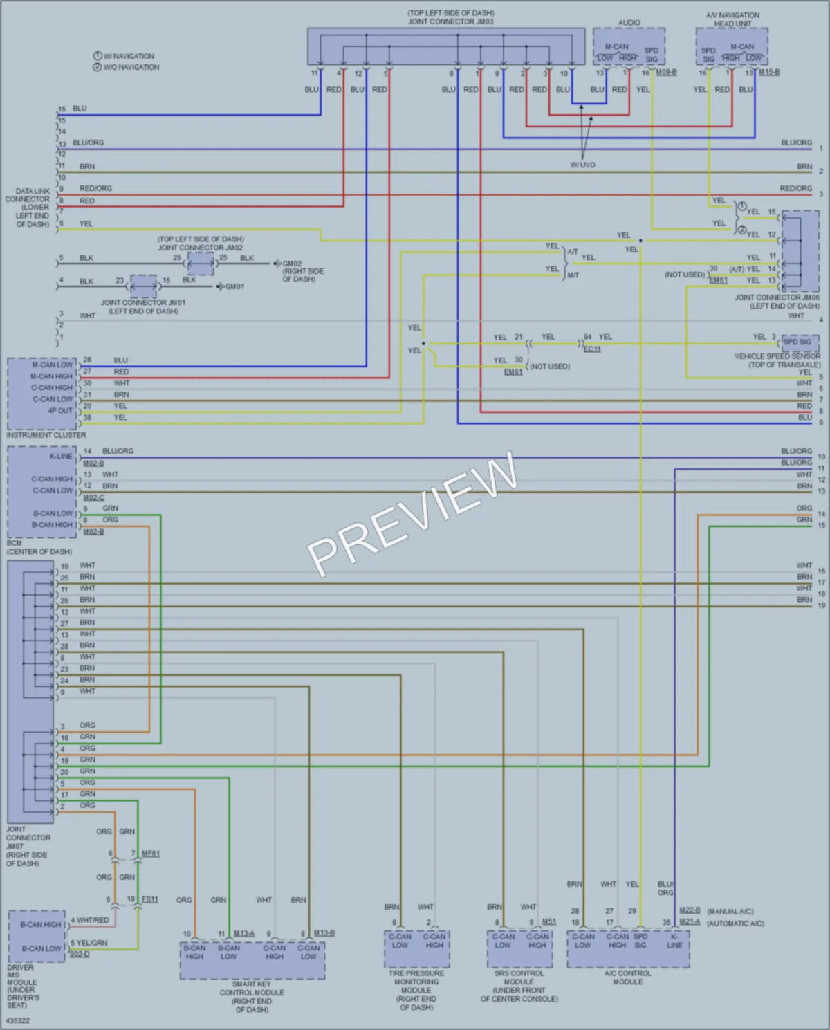 2014 Kia Forte Computer Data Lines wiring diagram preview