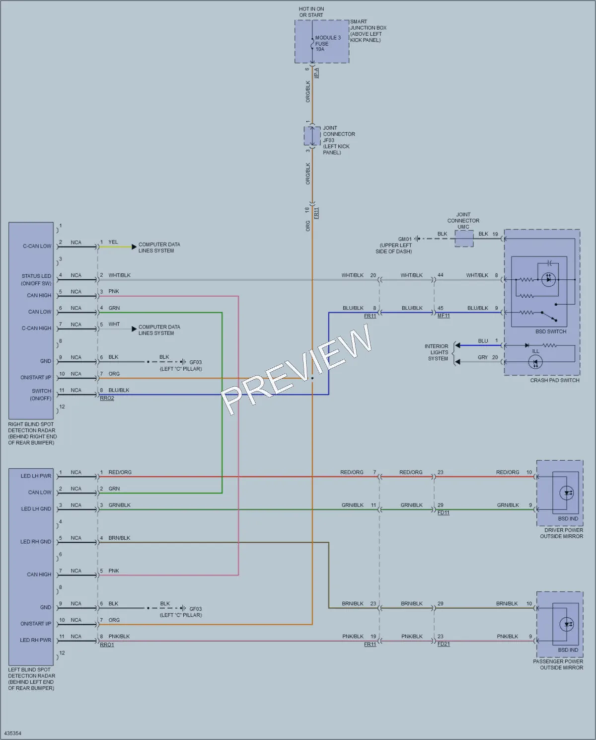 2014 Kia Optima Navigation wiring diagram preview