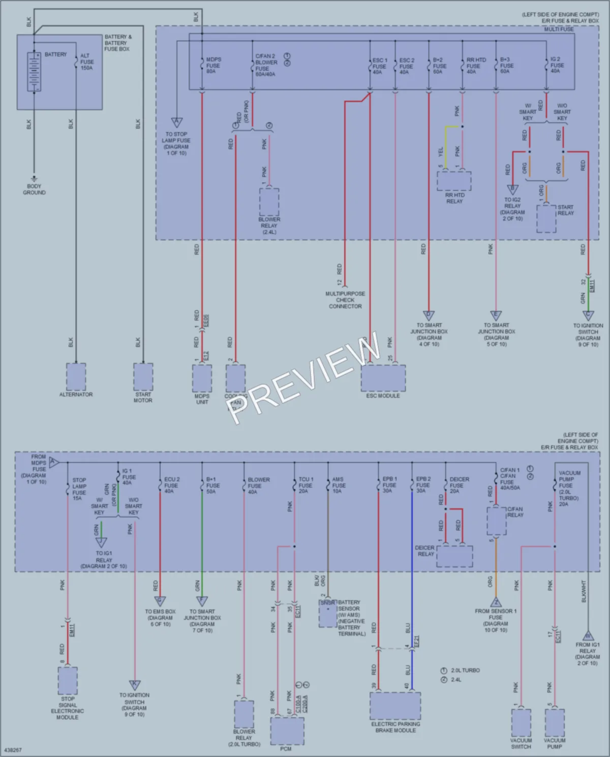 2014 Kia Optima Power Distribution wiring diagram preview