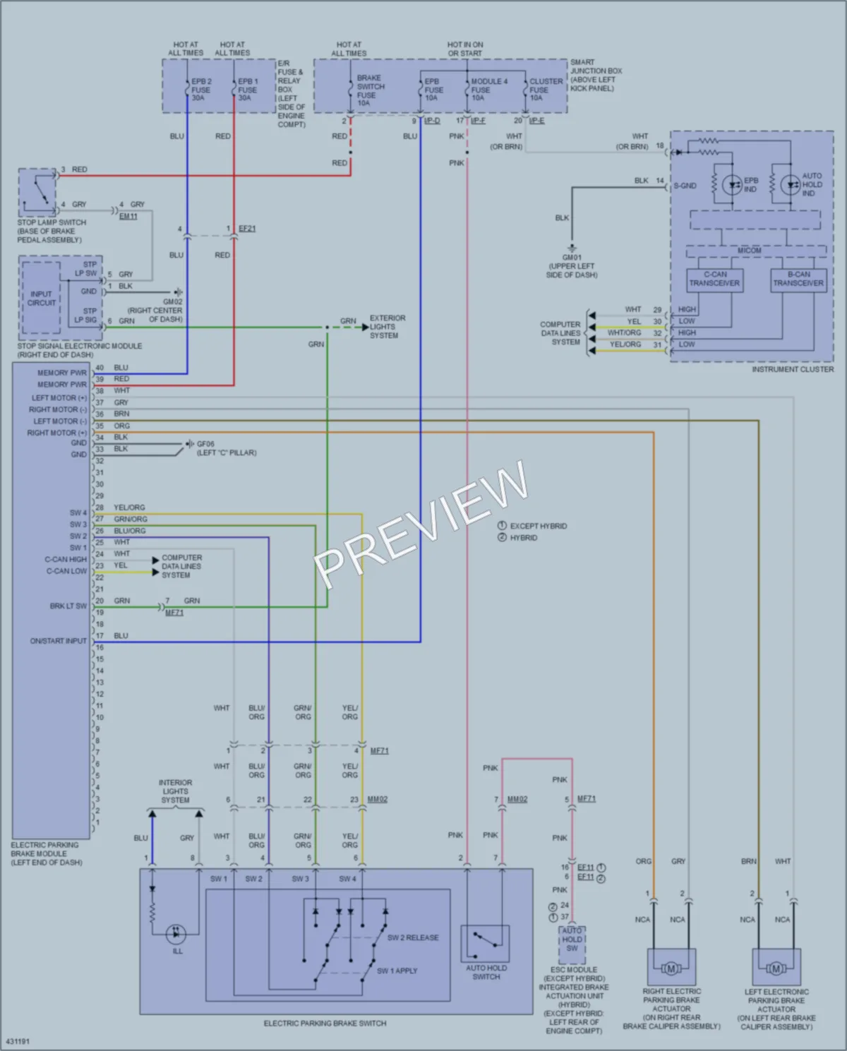 2014 Kia Optima Shift Interlock wiring diagram preview