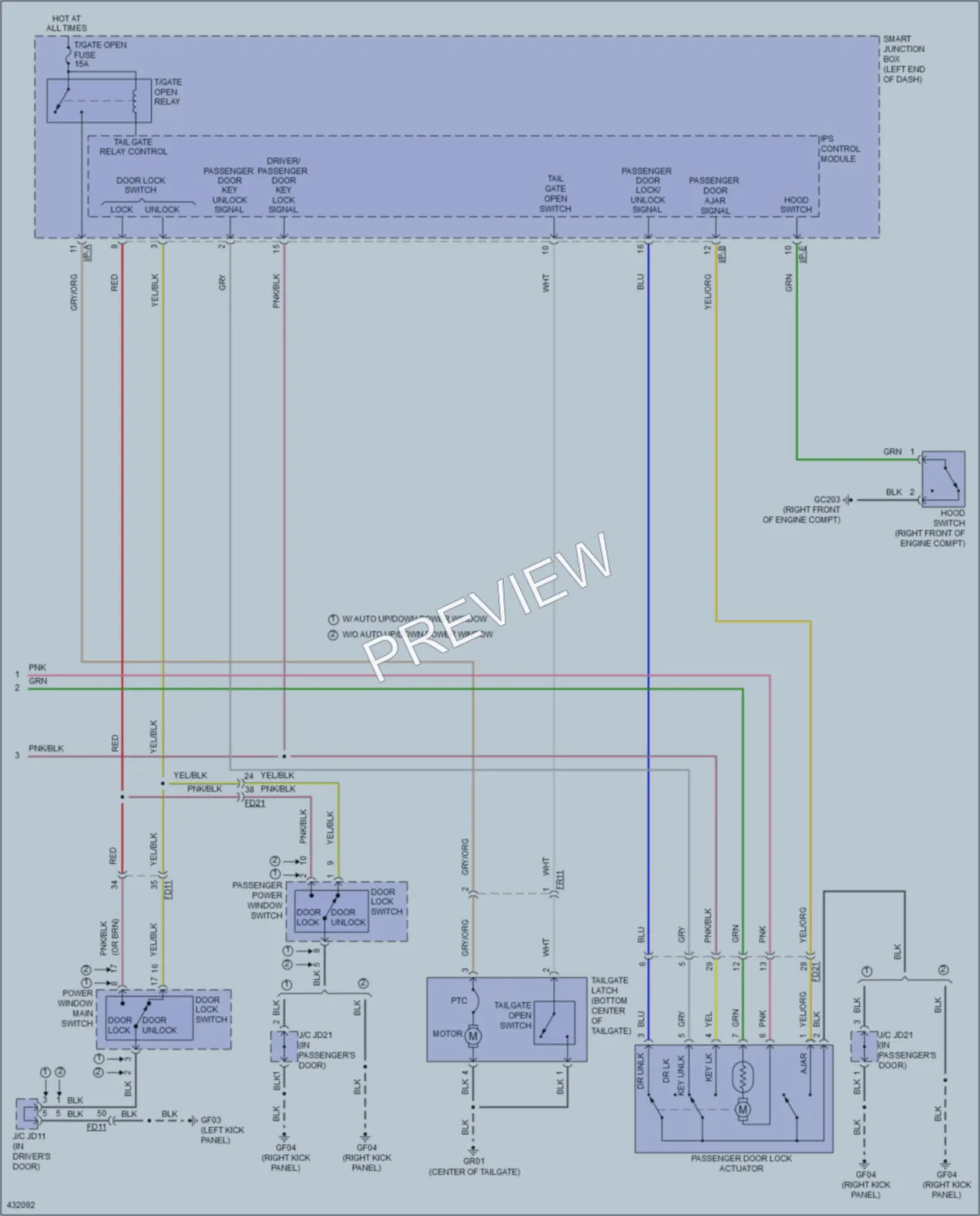 2014 Kia Soul Anti Theft wiring diagram preview