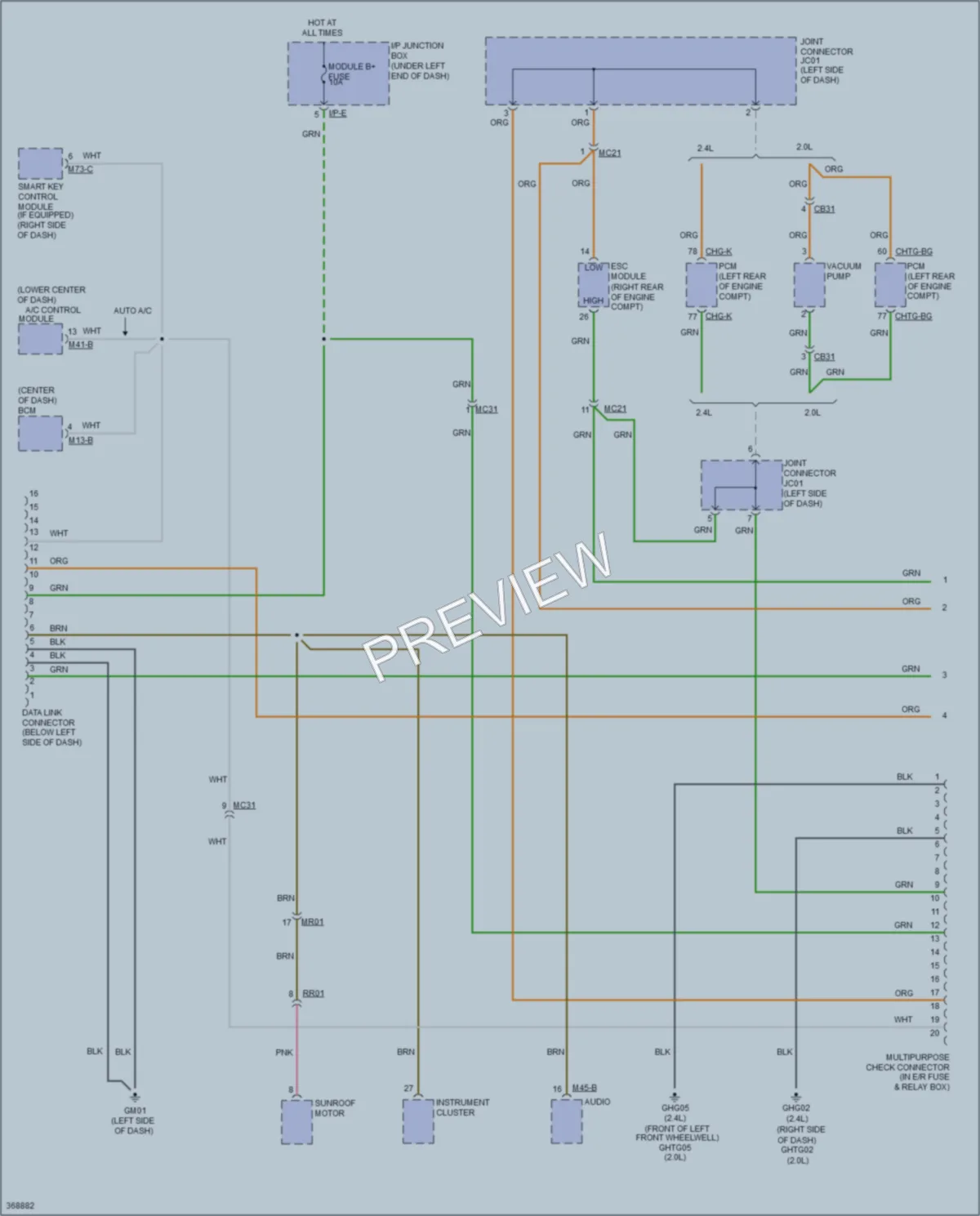 2014 Kia Sportage Computer Data Lines wiring diagram preview