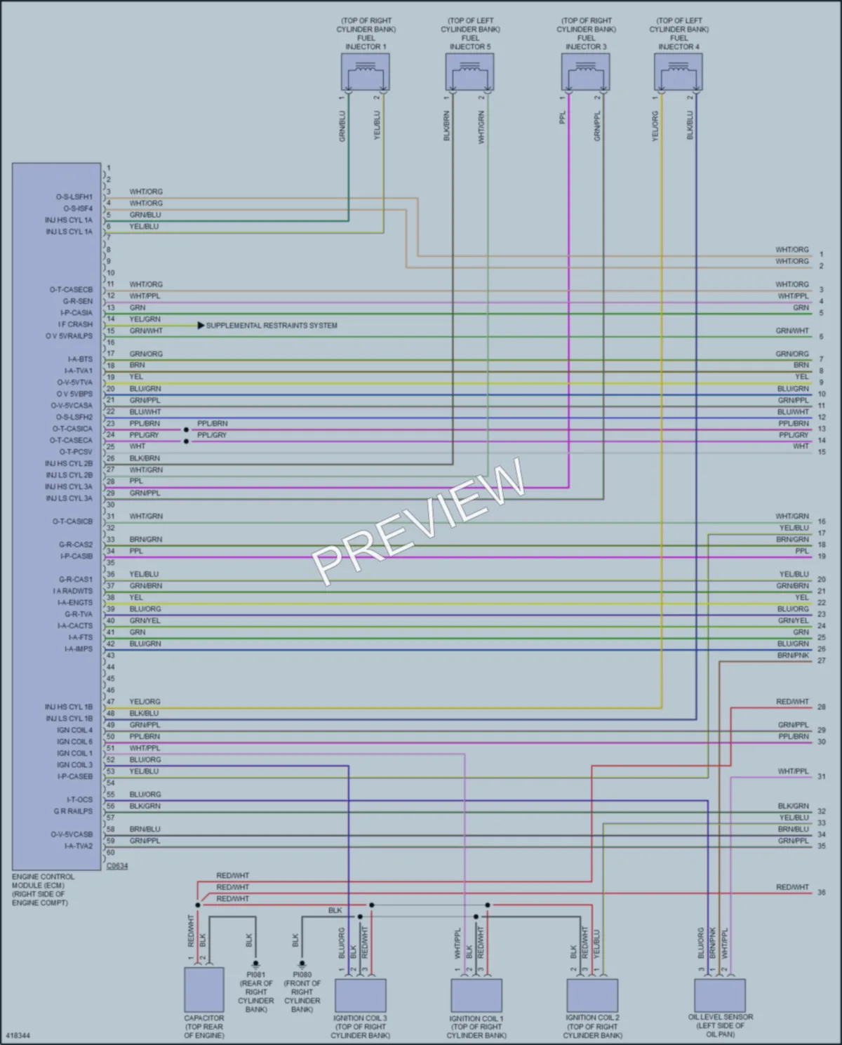 2014 LandRover LR4 Engine Performance wiring diagram preview