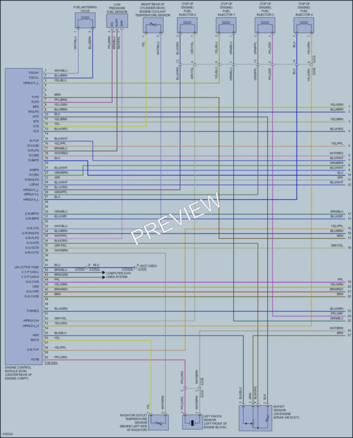 2014 LandRover RangeRoverEvoque Engine Performance wiring diagram preview