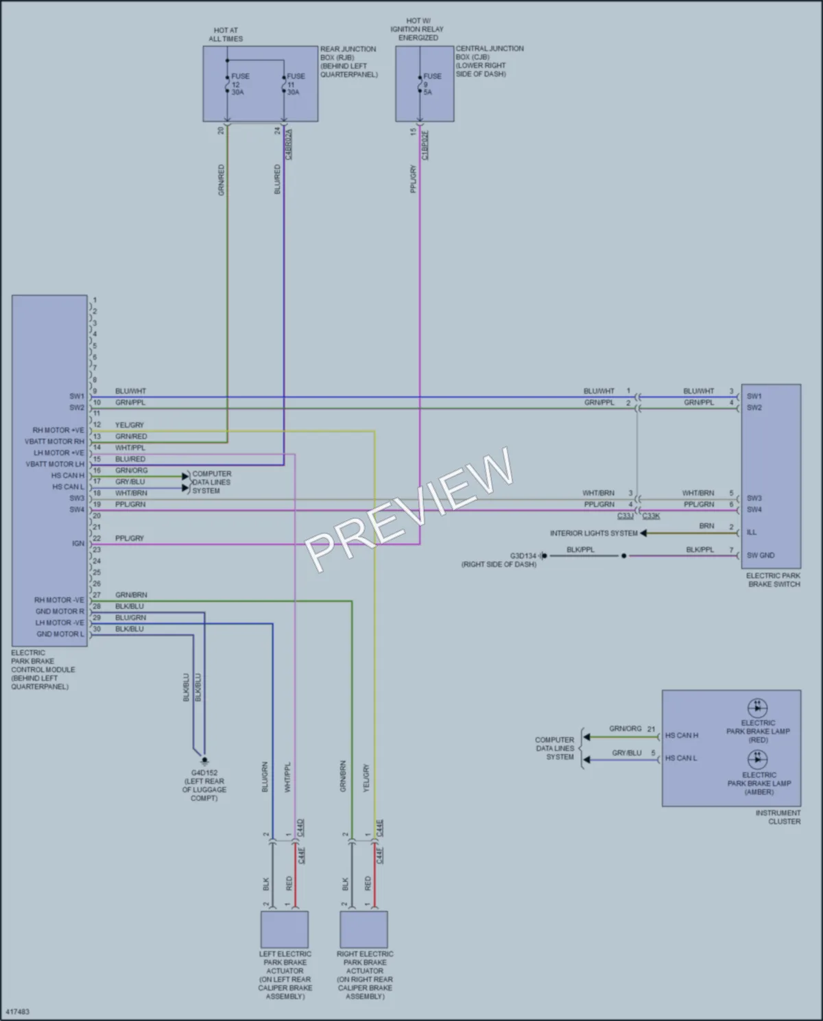 2014 LandRover RangeRoverEvoque Shift Interlock wiring diagram preview