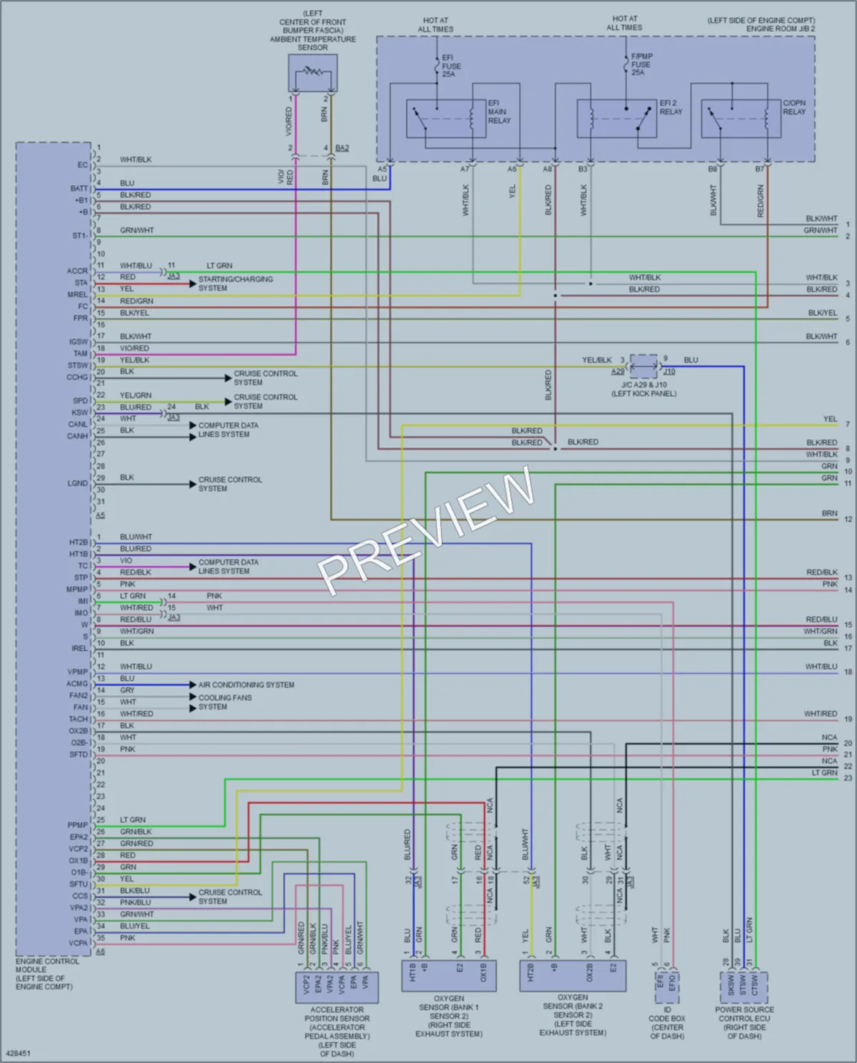 2014 Lexus IS250C Engine Performance wiring diagram preview