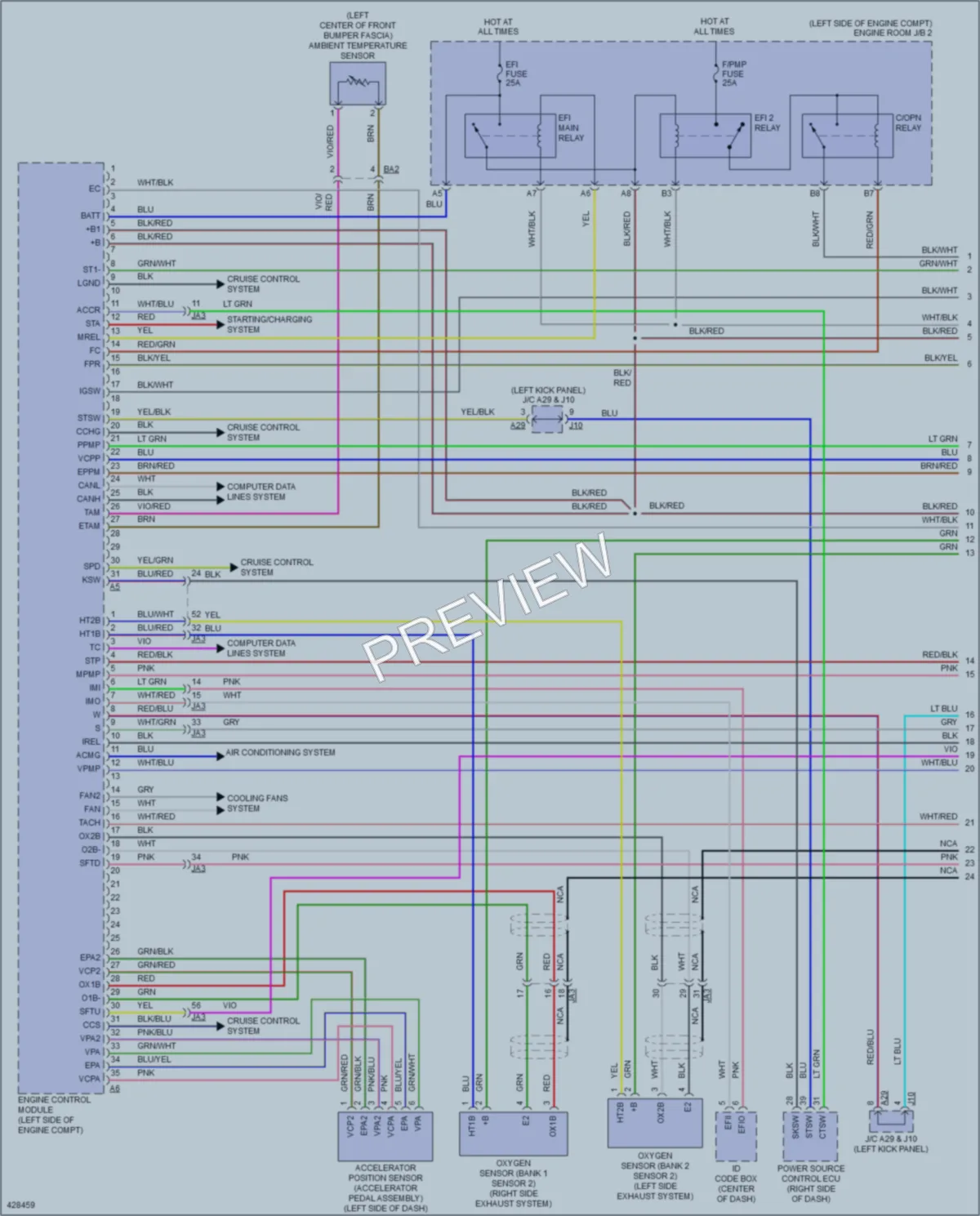 2014 Lexus IS350C Engine Performance wiring diagram preview