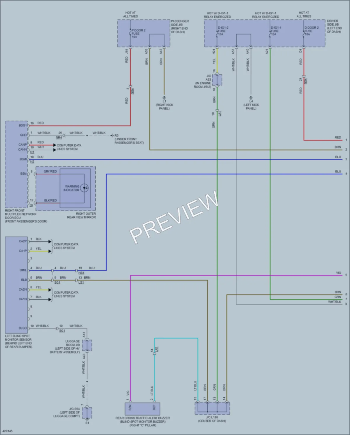 2014 Lexus LS600h Navigation wiring diagram preview