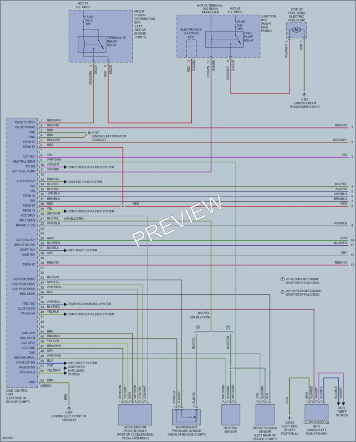2014 MINI CooperCountryman Engine Performance wiring diagram preview