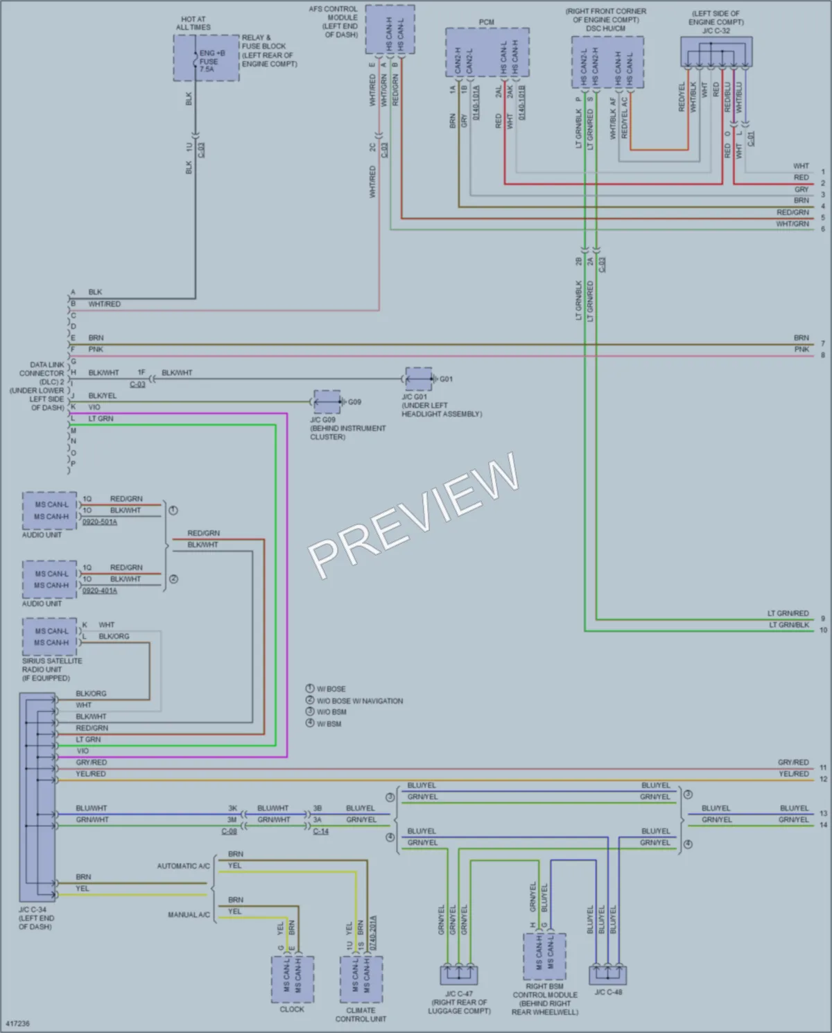2014 Mazda CX5 Computer Data Lines wiring diagram preview
