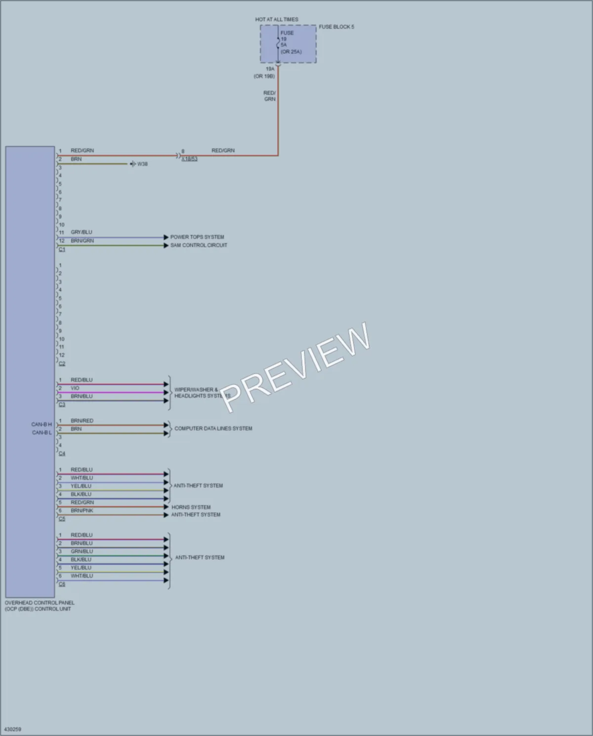 2014 MercedesBenz 3500Sprinter Body Control Modules wiring diagram preview