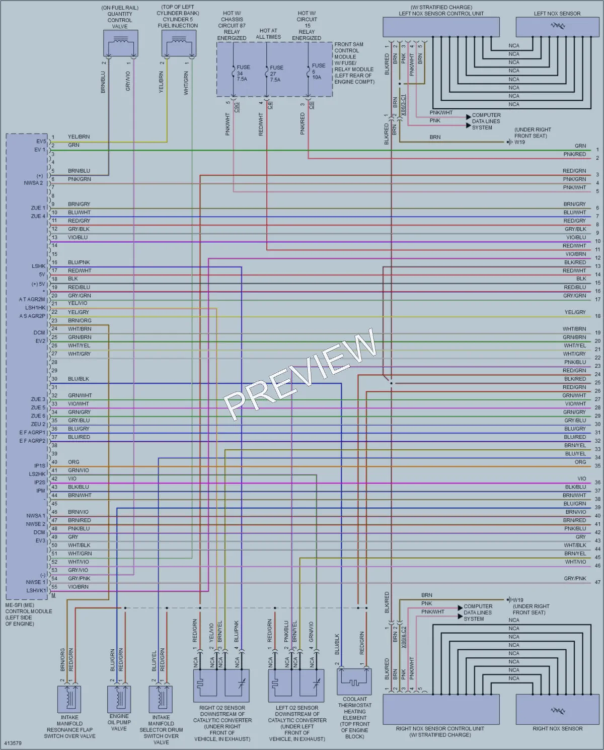 2014 MercedesBenz C350 Engine Performance wiring diagram preview