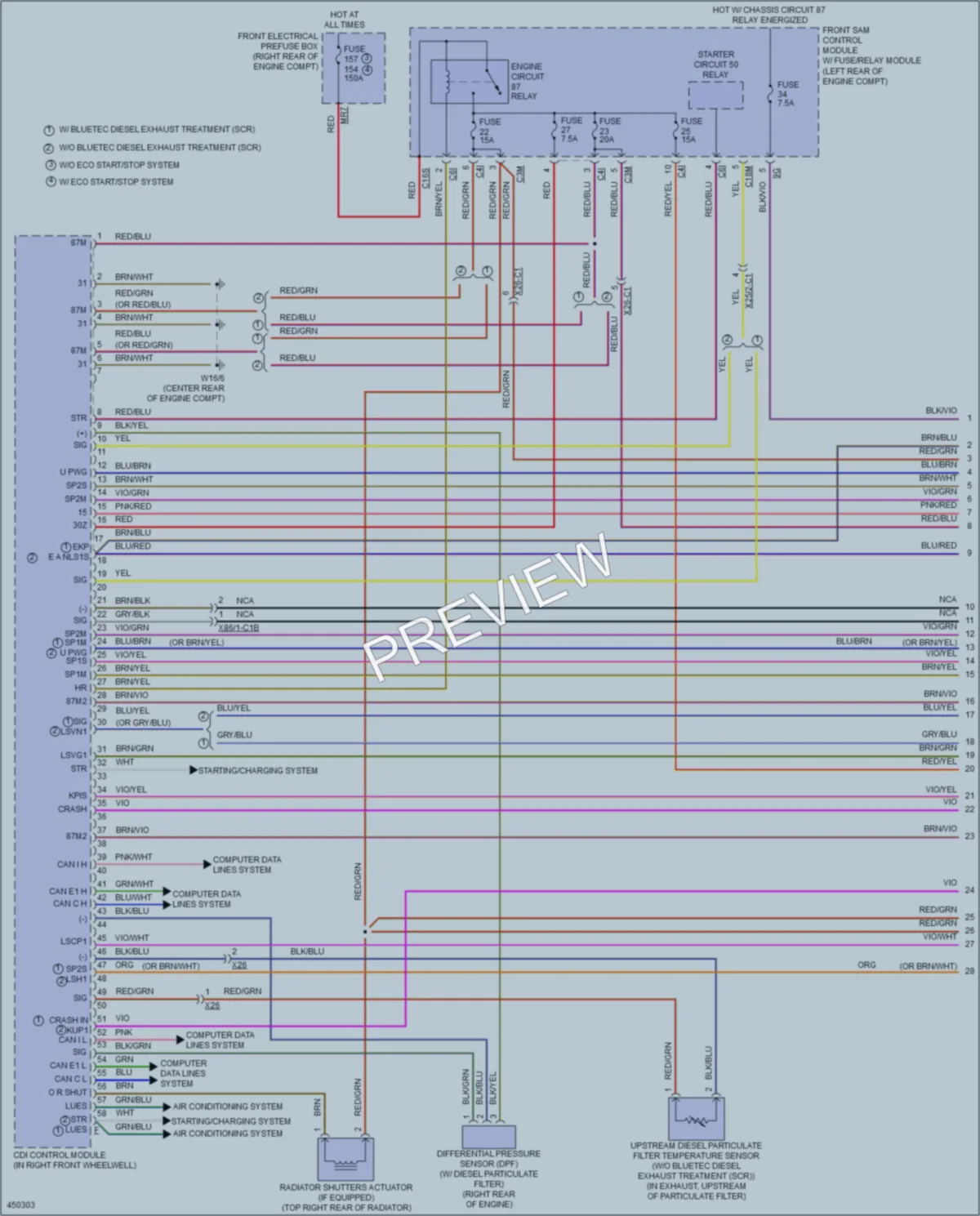 2014 MercedesBenz E250BLUETEC Engine Performance wiring diagram preview