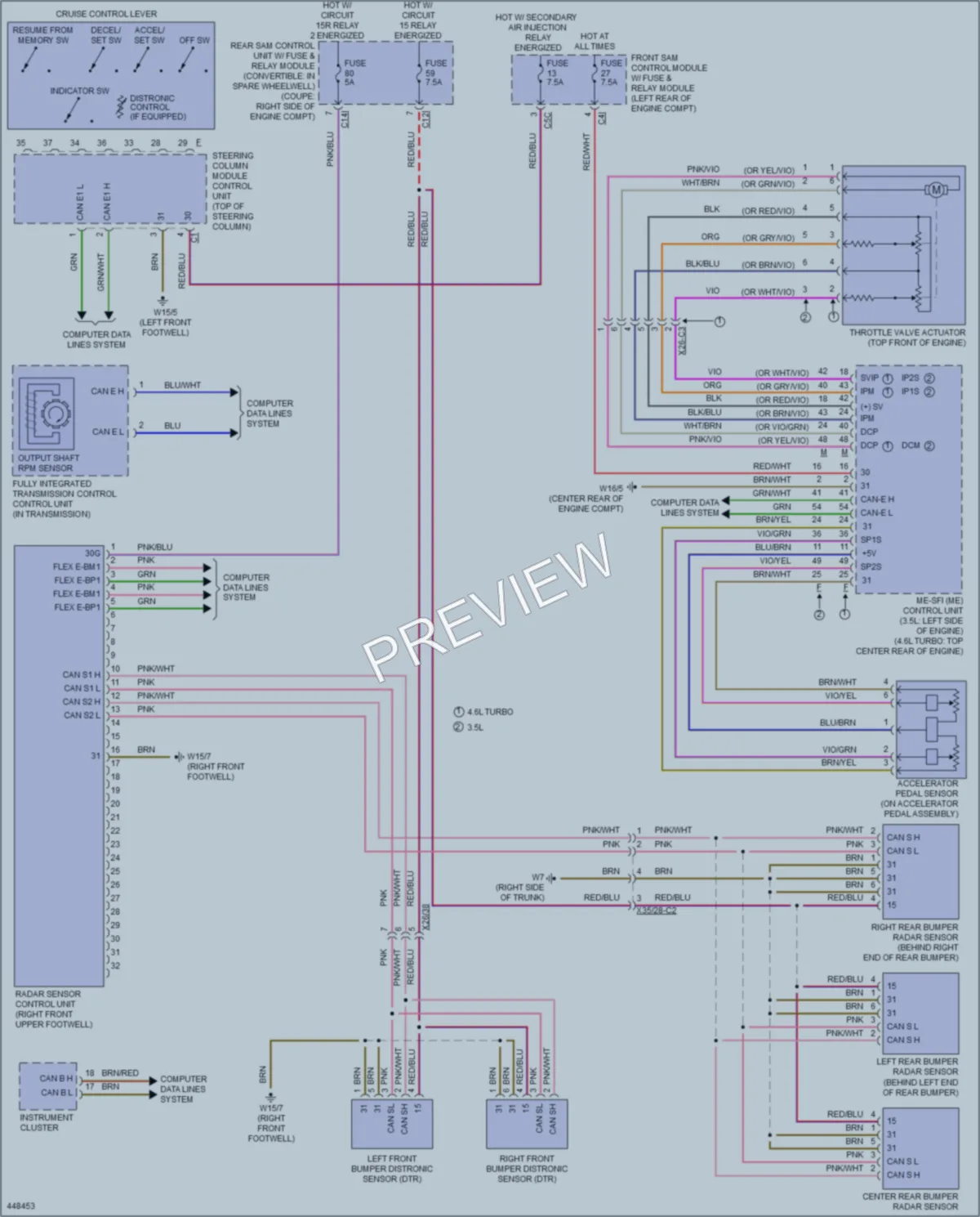2014 MercedesBenz E550 Cruise Control wiring diagram preview