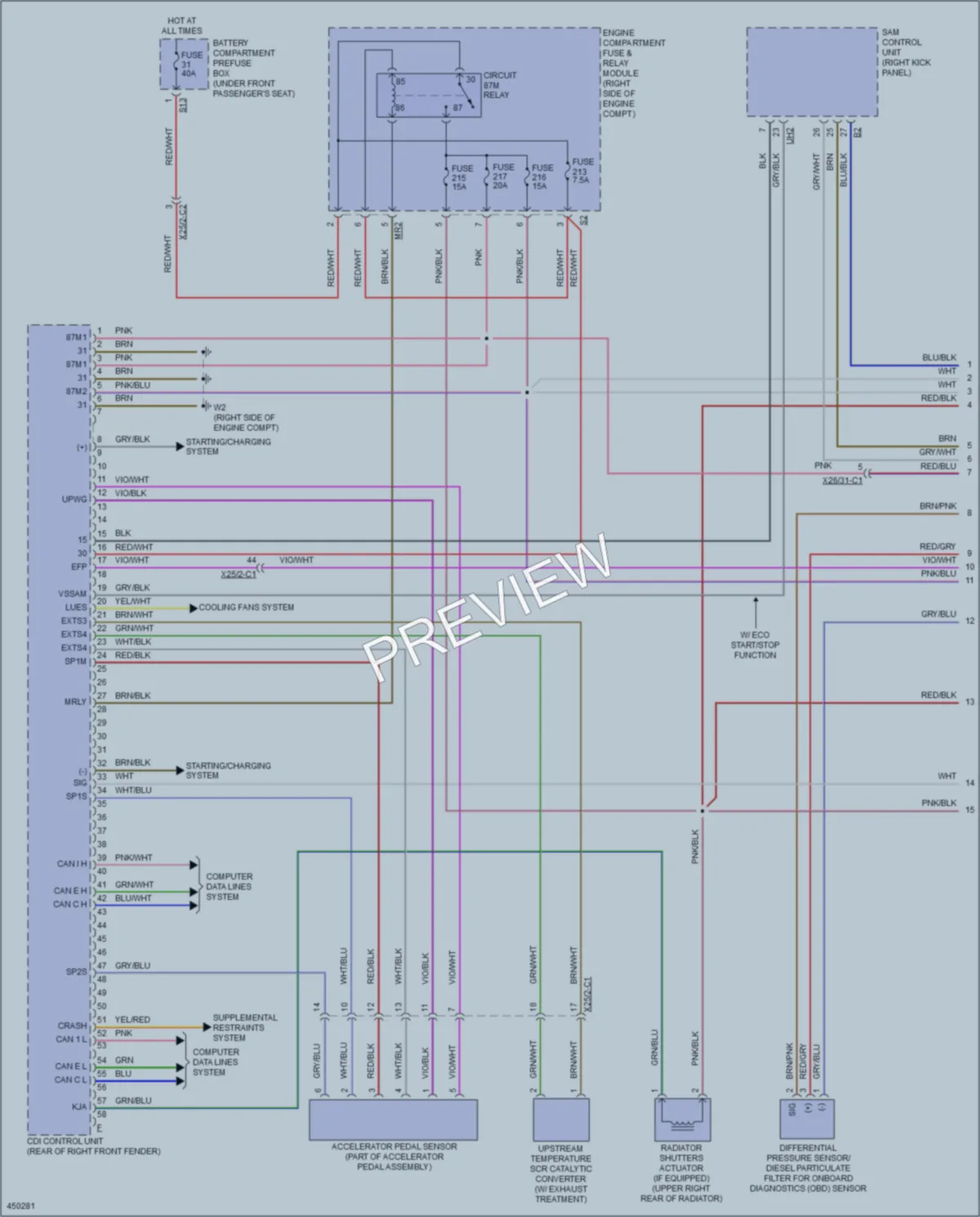 2014 MercedesBenz ML350 Engine Performance wiring diagram preview