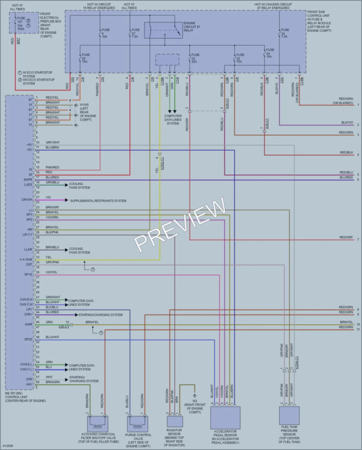 2014 MercedesBenz S550 Engine Performance wiring diagram preview