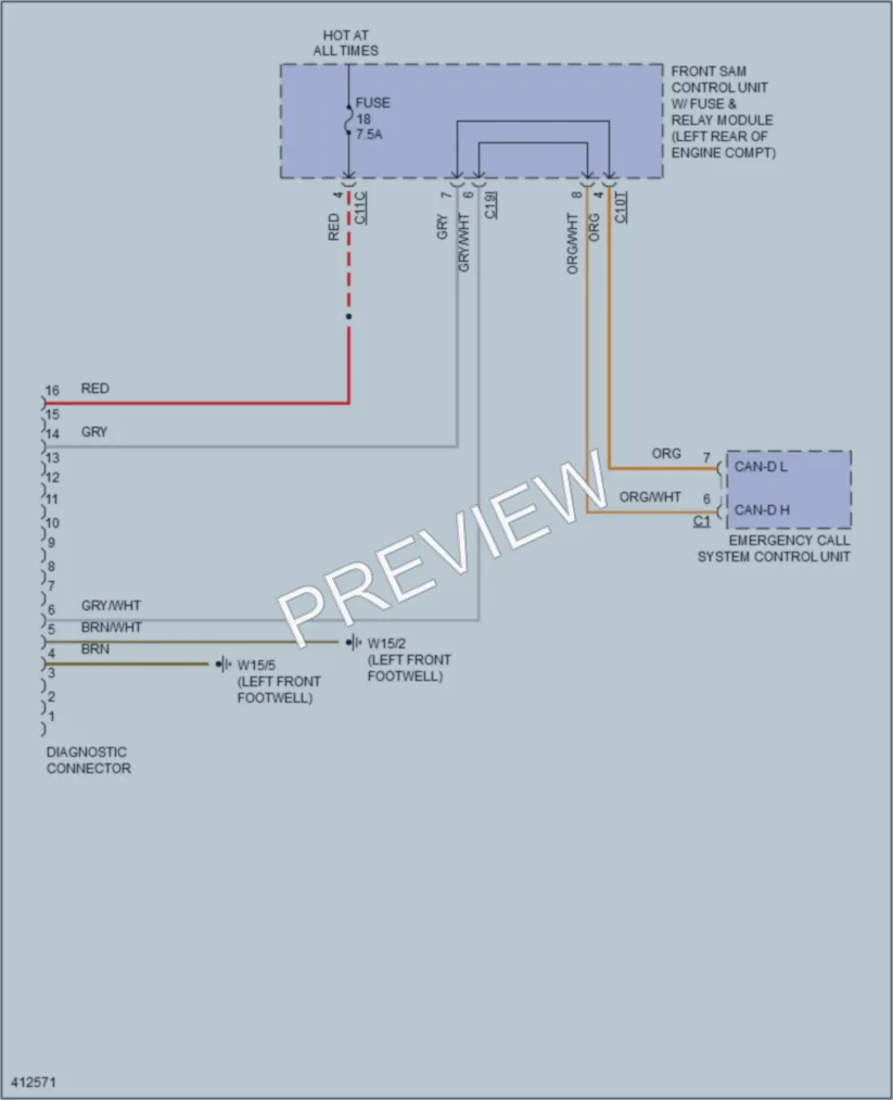 2014 MercedesBenz SLK250 Computer Data Lines wiring diagram preview